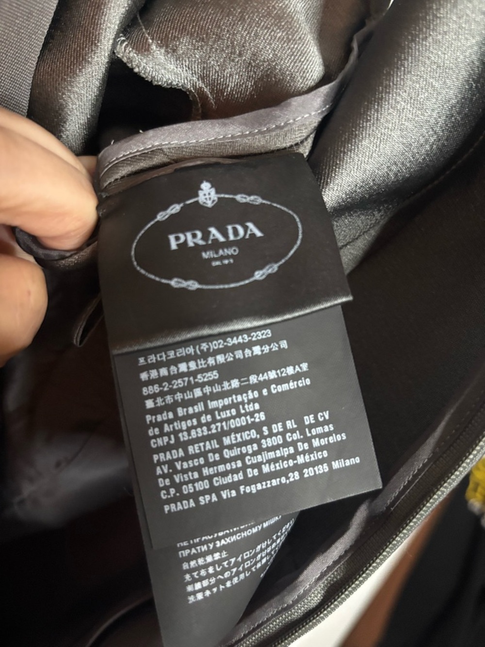 EUC Prada Women’s Charcoal Gray W Black Beads and Sequin Trim Dress size 40/ US4 - Picture 11 of 14